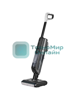 Пылесос моющий HIBERG STORM 3 темно-серый, питание от аккумулятора, 50 Вт, уборка сухая/влажная, пылесборник 0.5 л.