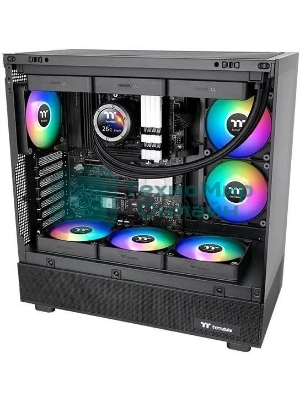 Вентилятор для корпуса Thermaltake CT120 Sync Reverse ARGb 120х120x25 черный 4-pin 31.2дБ (упак.:2шт) (CL-F173-PL12SW-A) Ret