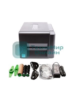 Принтер этикеток термотрансферный TSC TE310 300 dpi, 127 мм/сек, USB, Ethernet, USB-Host, RS-232, черный