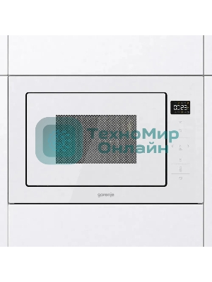 Микроволновая печь Gorenje BM251SG2WG 25 л, 900 Вт, белый (встраиваемая)