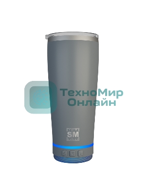 Термокружка с портативной колонкой Soundmax SM-TC001 серый