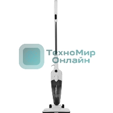 Пылесос вертикальный Deerma Combo DX118C белый, питание от сети, 400 Вт, уборка сухая, пылесборник 1.2 л