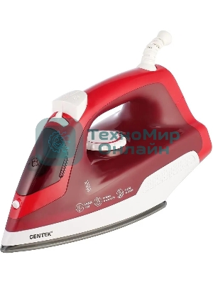 Утюг Centek СТ-2347 пурпурный/белый, 1800 Вт, 20 г/мин, 80 г/мин, 200 мл
