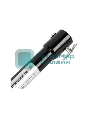 Шнек для грунта Denzel E-80, диаметр 80 мм, длина 800 мм, соединение 20 мм, несъемный нож