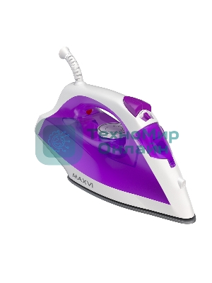 Утюг Maxvi SI1801 белый/фиолетовый