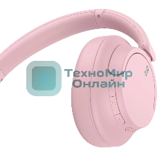 Беспроводные/проводные наушники SONY WH-CH720N розовый, полноразмерные, Bluetooth + проводной, активное шумоподавление, до 50 ч