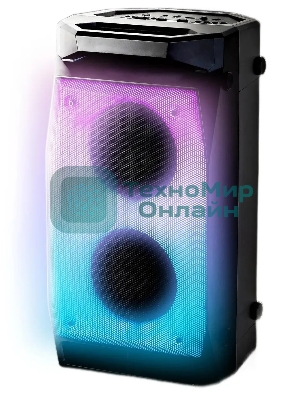 Колонка портативная Ural Молния 900 черный 90W 2.0 BT/3.5Jack 4000mAh