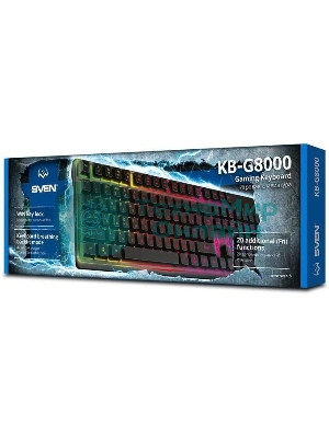 Клавиатура проводная SVEN KB-G8000 USB черный