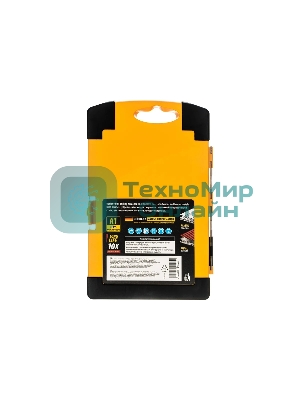 Набор сверл по металлу Denzel 1,5-6,5мм, Р6М5К8-TiN, Golden Tip, 13 шт