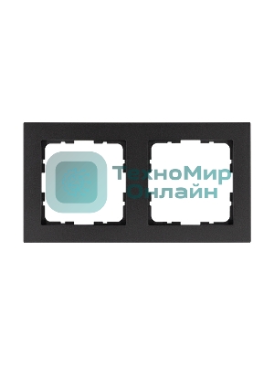 Рамка Jasmart 2-м G-Classic антрацит