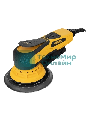 Эксцентриковая шлифовальная машина бесщеточная Denzel OS-150-BL, 350 Вт, 4000-10000 об/мин