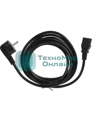 Кабель KingPrice KP-PC-Euro-C13-3m Евровилка IEC C13 3м черный
