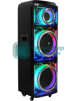 Колонка портативная Ural 203 черный 2000W 1.1 BT/3.5Jack/USB-C 15м 9000mAh