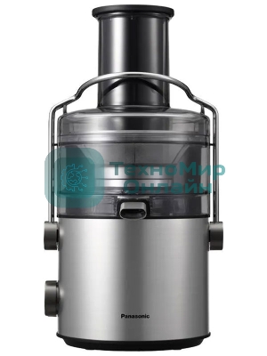 Соковыжималка Panasonic MJ-CB600STQ серебристый, центробежная, 1000 Вт, 1500 мл, механическое