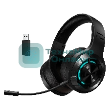 Гарнитура Edifier G30S чёрный, беспроводная, Bluetooth / USB, до 13.5 ч, подсветка
