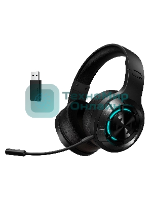 Гарнитура Edifier G30S чёрный, беспроводная, Bluetooth / USB, до 13.5 ч, подсветка