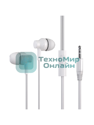 Наушники TWS More Choice G38 белый, вкладыши, Bluetooth, до 4 ч