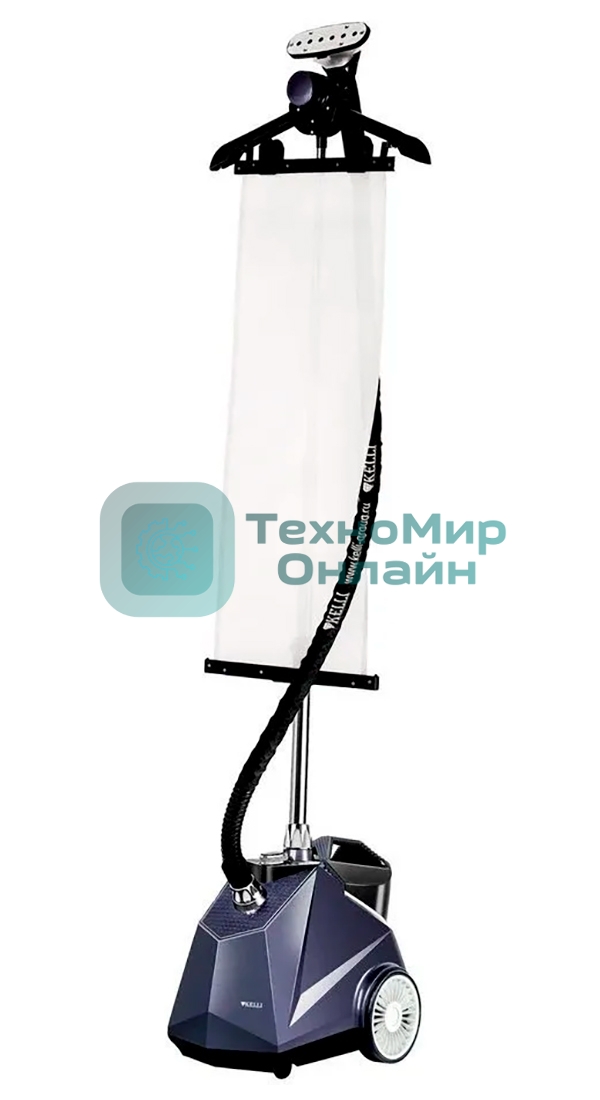 Отпариватель Kelli KL-817 синий, 2800 Вт, 90 г/мин, 3800 мл