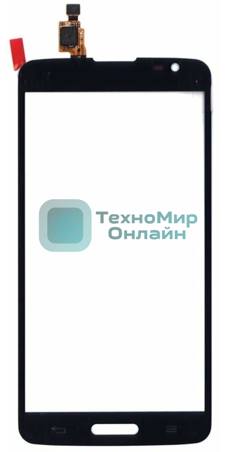 Сенсорное стекло (тачскрин) для LG G PRO LITE D680 D684, черное