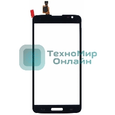 Сенсорное стекло (тачскрин) для LG G PRO LITE D680 D684, черное