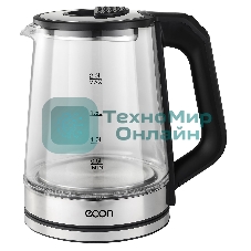 Чайник электрический ECON ECO-2050KE 2 л, 1500 Вт, черный