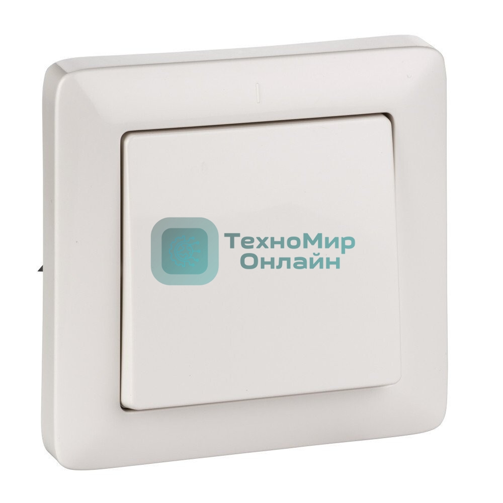 Выключатель 1-кл. СП Хит 6А IP20 белый SchE VS16-133-B