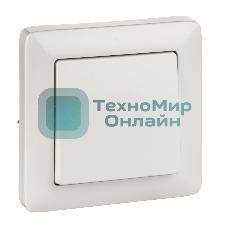 Выключатель 1-кл. СП Хит 6А IP20 белый SchE VS16-133-B