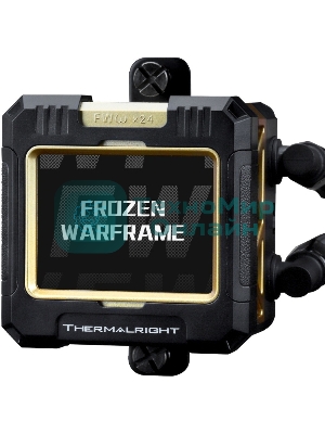Система жидкостного охлаждения Thermalright Frozen Warframe 360 ARGB Soc-AM5/AM4/1200/1700/1851 черный 4-pin 29.8dB Al LCD Ret (F-WFRAME-360-BL-ARGB)