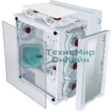 Компьютерный корпус Ginzzu CL620 mATX FAN 4*12FRGb