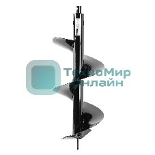 Шнек для грунта Denzel E-300, диаметр 300мм, длина 800мм,соединение 20мм, несъемный нож