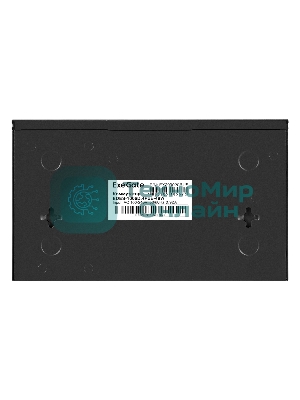 Коммутатор ExeGate EDES-1006D.4PoE-48W, 4×100 Мбит/с PoE + 2×100 Мбит/с, неуправляемый