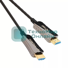 Активный оптический кабель HDMI 19M/M,ver. 2.0, 4K@60 Hz 40m VCOM