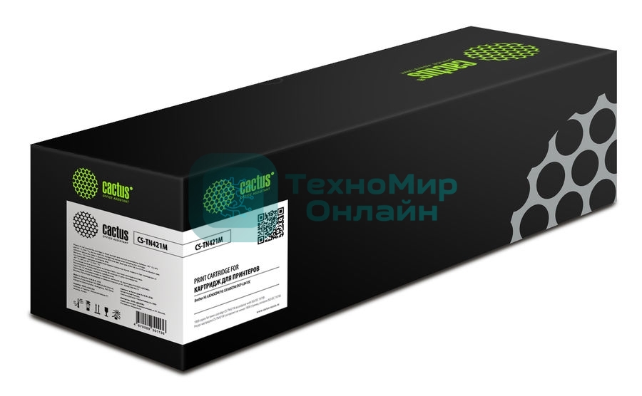 Картридж лазерный Cactus CS-TN421M пурпурный (1800 стр.) для Brother HL-L8260CDW/HL-L8360CDW/DCP-L8410CDW/MFC-L8690CDW/MFC-L8900CDW