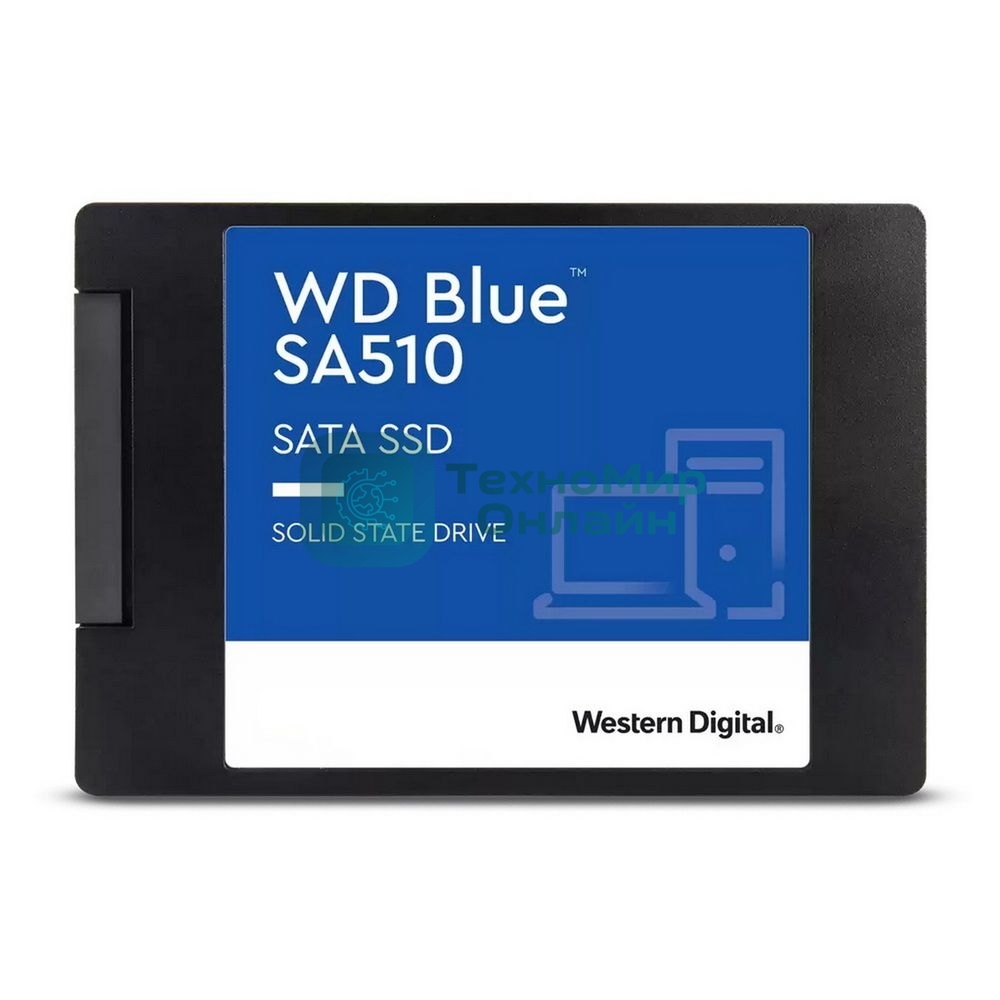 Накопитель SSD WD Blue SA510 WDS400T3B0A, 4000Gb, SATA III, 2.5