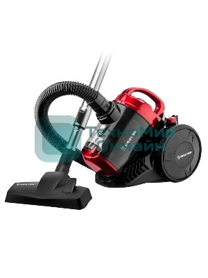 Пылесос BRAYER BR4202 черный/красный, 420/2200 Вт, уборка сухая, пылесборник контейнер 2.5 л