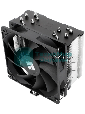 Кулер для процессора Thermalright Burst Assassin 120 SE черный/серебристый (4-pin PWM, 148мм, Al/Cu, 6x6мм, 1x120мм, 66.17CFM, 25.6dBA, 1550RPM, S: 1851/1700/1200/115X, AM5/AM4)