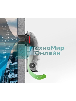 Очиститель воздуха Ballu ONEAIR ASP-200SPW белый, 75 м², HEPA-фильтр, угольный фильтр