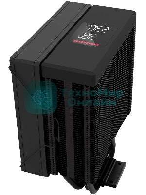 Кулер для процессора ZALMAN CNPS9X ECO DS, 120мм FAN, 4 HEAT PIPES, 4-PIN PWM, 600-2100 RPM, 31.4 DBA MAX, HYDRO BEARING, ARGb TOP COVER, LIVE CPU TEMPERATURE DISPLAY, FULL SOCKET SUPPORT