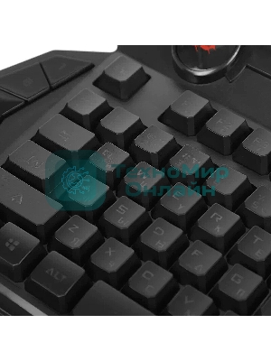 Клавиатура проводная A4Tech Bloody B310N черный USB Multimedia for gamer LED (подставка для запястий) (B310N)