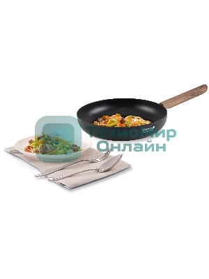 Сковорода Rondell Maple RDA-1937 круглая 24 см, покрытие: SilkWare ручка несъемная (без крышки) черный