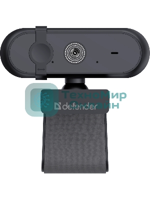 Веб-камера Defender G-lens 2788 UHD 3840x2160, 30 кадр/с, USB, шторка приватности, крепление на мониторе