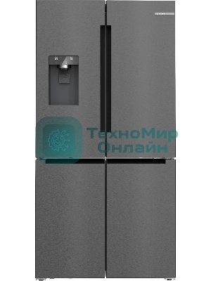 Холодильник Bosch Serie 6 KFI96AXEA антрацит трехкамерный 375/199л морозилка снизу, No Frost