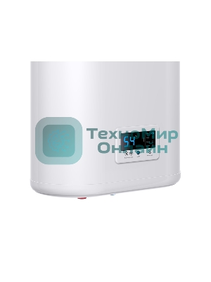 Водонагреватель Thermex Flat Plus IF 50V (PRO) накопительный электрический 50 л потребляемая мощность 2 кВт (220 В) электронное управление магниевый анод (2 шт.) вертикальный монтаж на стену с нижней подводкой (½') максимальная температура нагрева воды до 75 °С Размеры (ШxВxГ) 452x865x239 мм системы защиты: УЗО, от перегрева, замерзания, предохранительный клапан функции: дисплей, индикатор включения, индикатор нагрева, термометр, самодиагностика, ограничение температуры нагрева, ускоренный нагрев