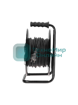 Удлинитель силовой Rexant КГ на катушке 4 гнезда, с/з, 30 м, 3х1,5 мм², IP44 c защитными крышками, металлическая катушка