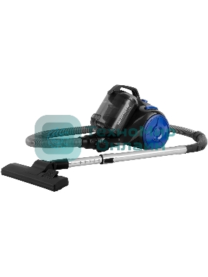 Пылесос Starwind SCV2555 черный/синий, 400/2500 Вт, уборка сухая, пылесборник контейнер 3 л