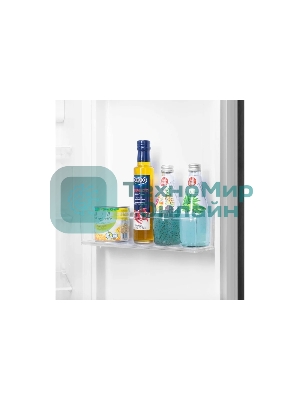 Холодильник Maunfeld MFF177NFSE нержавеющая сталь двухкамерный 263/170л морозилка сбоку, No Frost, Side by Side