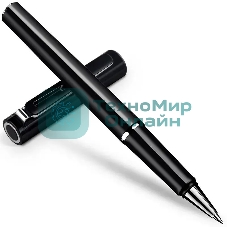 Ручка роллер Deli S87BLACK черный, d=0.5мм, черные чернила