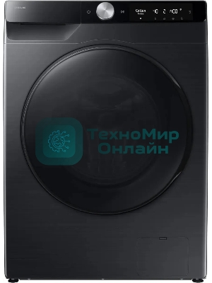 Стирально-сушильная машина Samsung WD11DG6B85BBLP черный, загрузка фронтальная 11 кг, 1400 об/мин, класс: A
