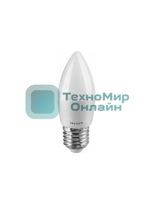 Лампа светодиодная ОНЛАЙТ 61129 OLL-C37-6-230-6.5K-E27-FR