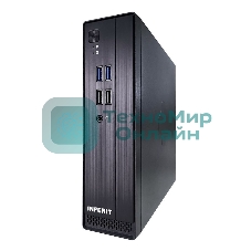 Компьютерный корпус FoxLine FL-105-AD120-DC-INF (FL-105-AD120-DC-INF) FL-105-AD120-DC-INF mITX case (2L), 2хUSB 2.0+2хUSB 3.0, 1хcombo audio, 40мм FAN, VESA, w/DC-ATX converter, w/120W pwr adapter, w/pwr
